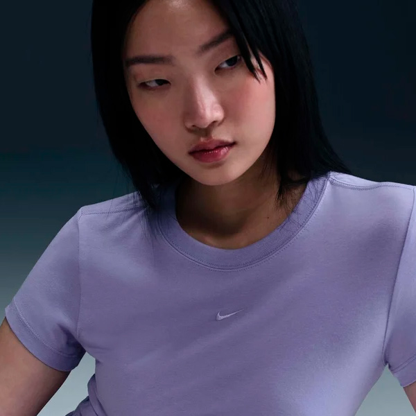 Футболка Nike W NSW NK CHLL KNT MD CRP FV5508-533 р.M фиолетовый