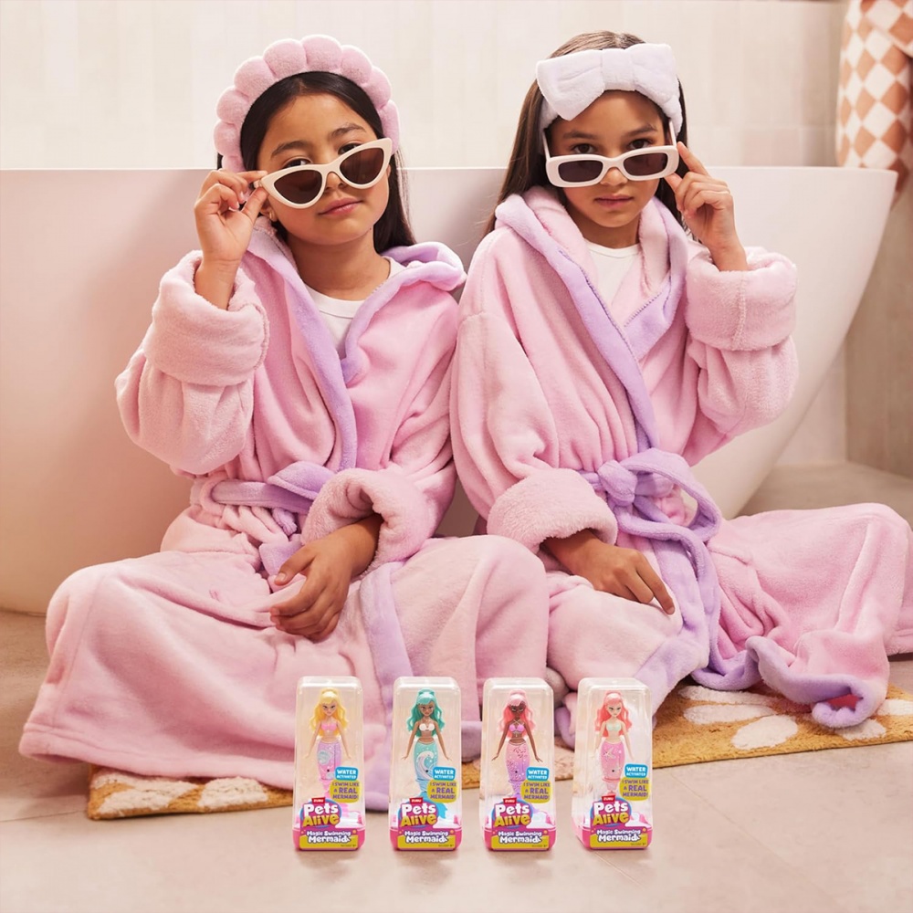 Іграшка інтерактивна Pets & Robo Alive S1 Чарівна русалонька Рожева Зірка 9567A