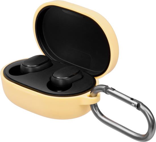 Чохол для навушників 2E для Xiaomi AirDots Pure Color Silicone (1.5mm) yellow (2E-MI-D-IBSI-1.5-YW) 