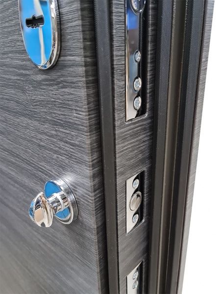 Двері вхідні Булат Статус 518 венге сірий 2050x950мм праві