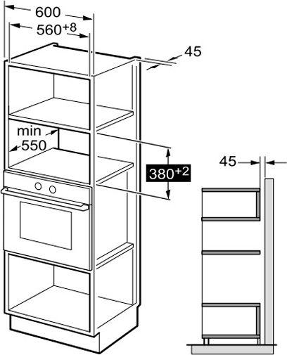 Встраиваемая микроволновая печь Interline MWG 925 SSA BA (65000001141)