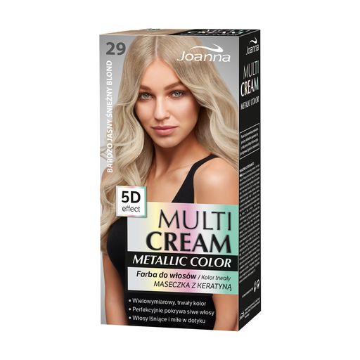 Фарба Joanna Metallic Color 29 світлий сніжний блонд 120 мл