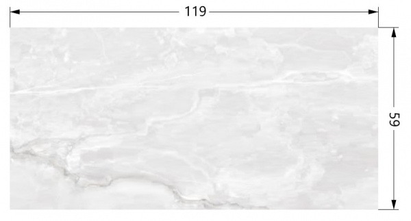 Плитка Emigres Оріон-пул Бланко 59x119 