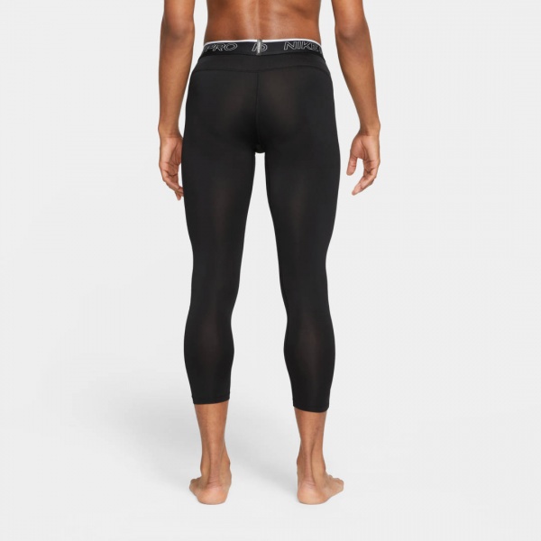 Лосини Nike M NP DF 3QT TIGHT DD1919-010 р.S чорний