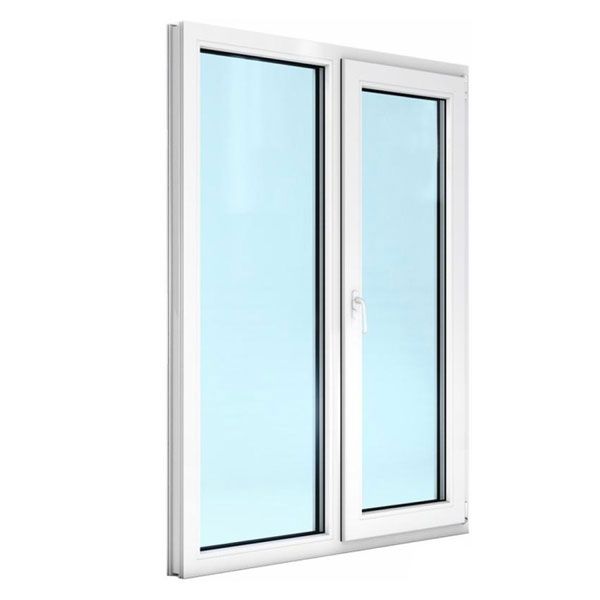 Окно двухстворчатое поворотно-откидное Viknaland 1400х1410 мм