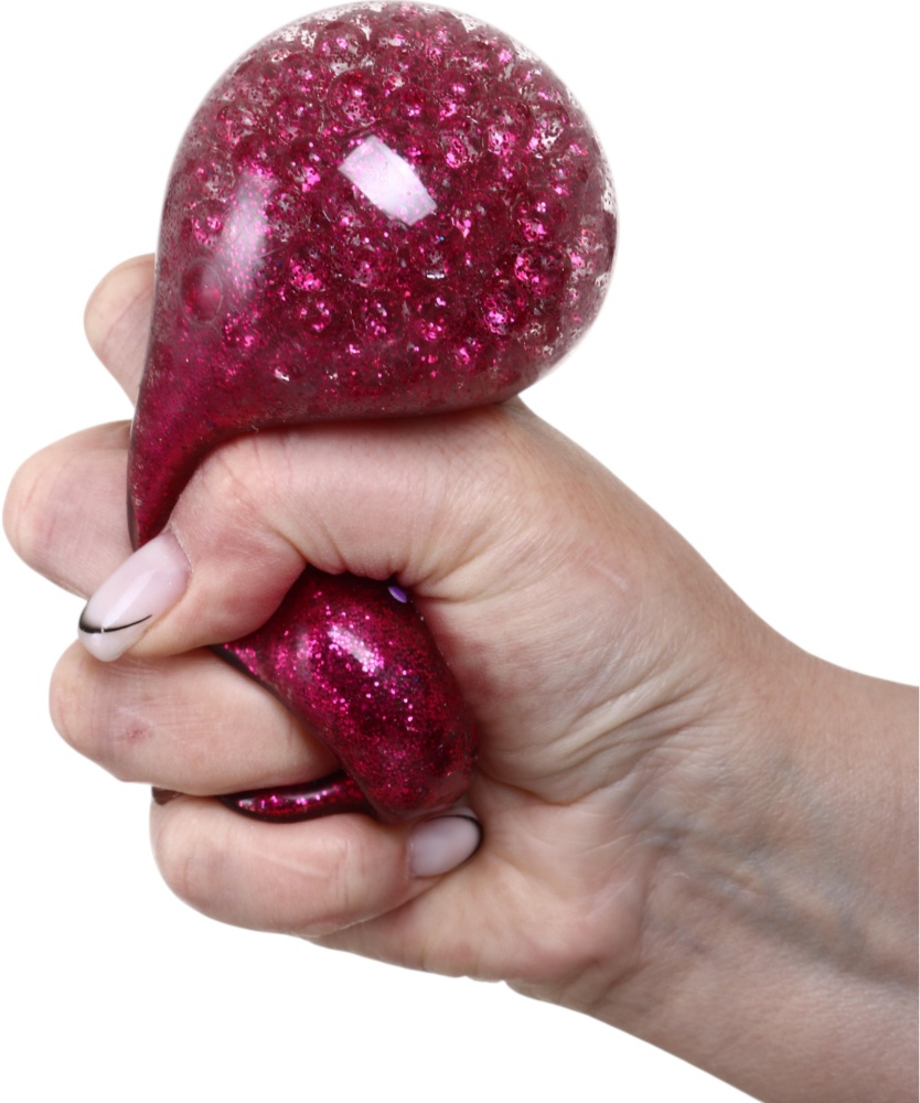 Игрушка-антистресс PIXIE блестящий мяч 70 мм в ассорт. CKS-10483