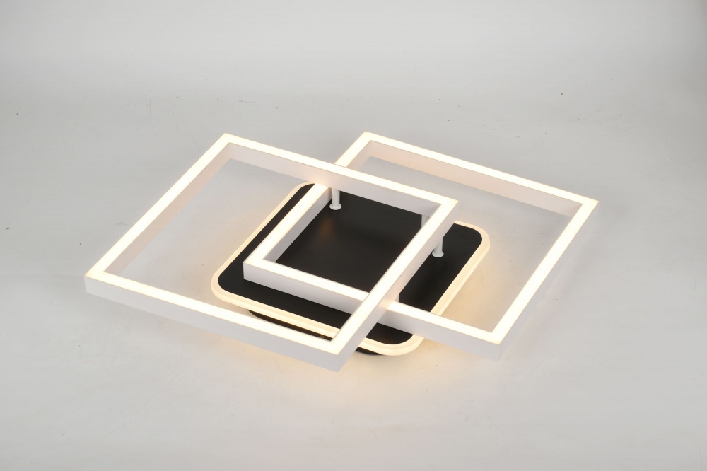 Люстра потолочная Sensio LED TOLEDO S445 6930Lm 3000-6000K 63 Вт черный/белый