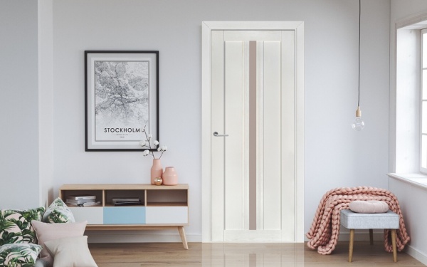 Дверное полотно Dverona Ливерпуль 700 мм патина 