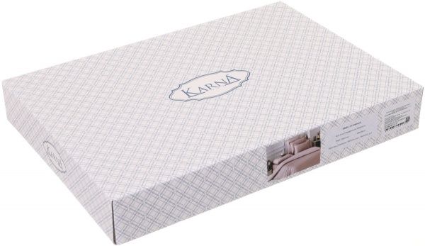 Комплект постельного белья Loft 1,5 капучино Karna 