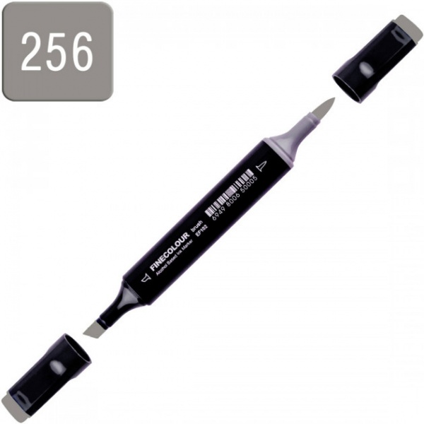 Маркер спиртовой FINECOLOUR EF102-256 серый тонер №7 