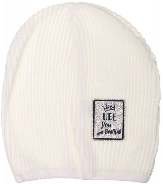 Шапочка дитяча для дівчинки Kraft+ арт. 2602 р.52-54 молоко 