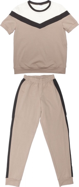 Комплект женский Flis clothes Чайка р. S бежевый 