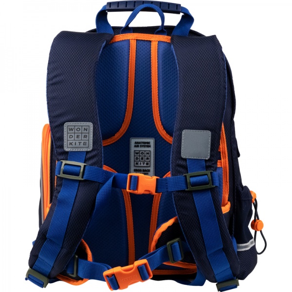 Рюкзак школьный KITE (пенал + сумка) WK 702 сине-зелёный 48286