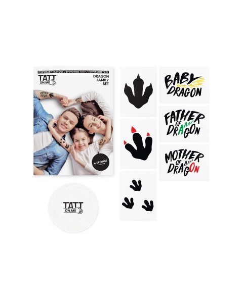 Тату временное TATTon.me Dragon Family Set