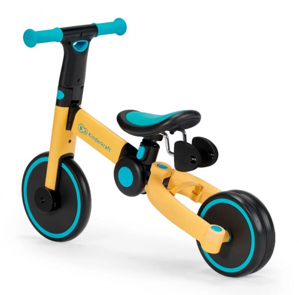 Велосипед детский Kinderkraft 3 в 1 4TRIKE Primrose Yellow желтый KR4TRI00YEL0000 