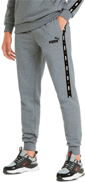 Брюки Puma ESS+ TAPE SWEATPANTS 84738803 р. XS серый