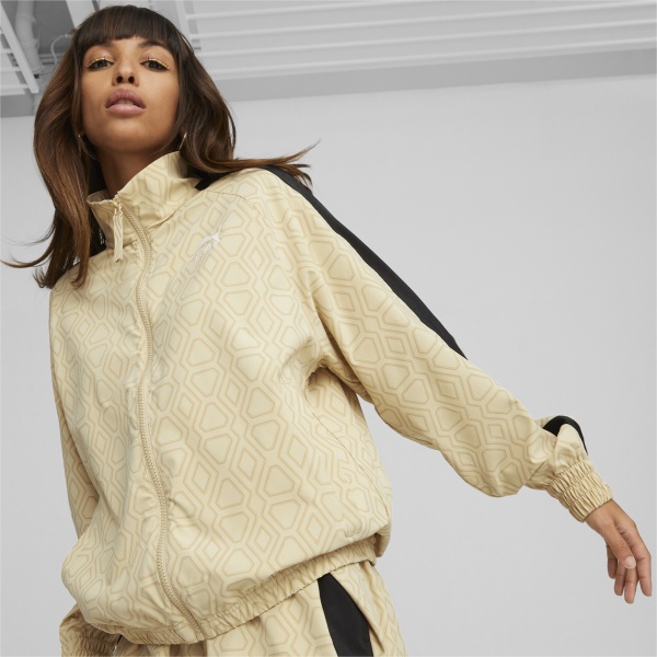 Джемпер Puma T7 TREND 7ETTER WOVEN AOP JACKET 53830321 р. S чорний