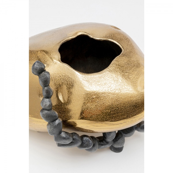 Ваза KARE Design Art Stones 16 см золота 