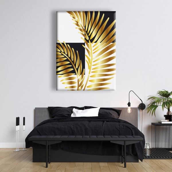 Постер Тропічне золото №4 45x60 см Brushme FNK0114601 