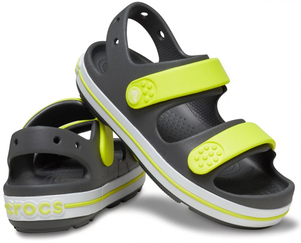 Сандалі Crocs Crocband Cruiser Sandal T SG/Ac 209424-1NJ р.27/28 сірий