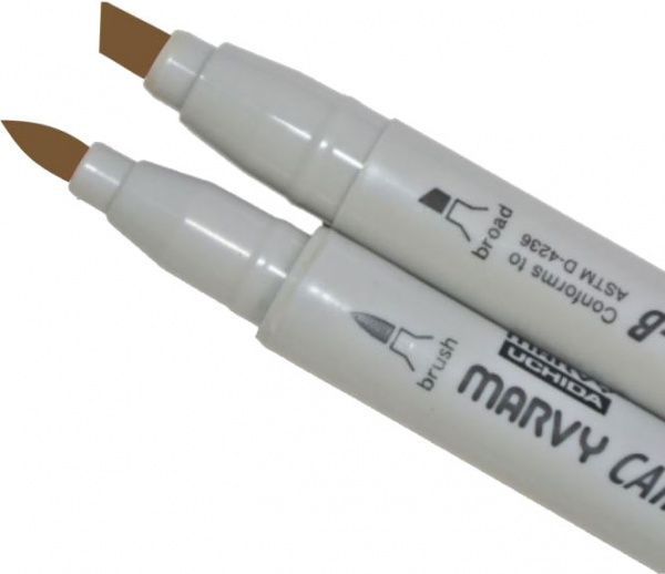 Маркер двусторонний Marvy 1900B-S 22191045T сепия 
