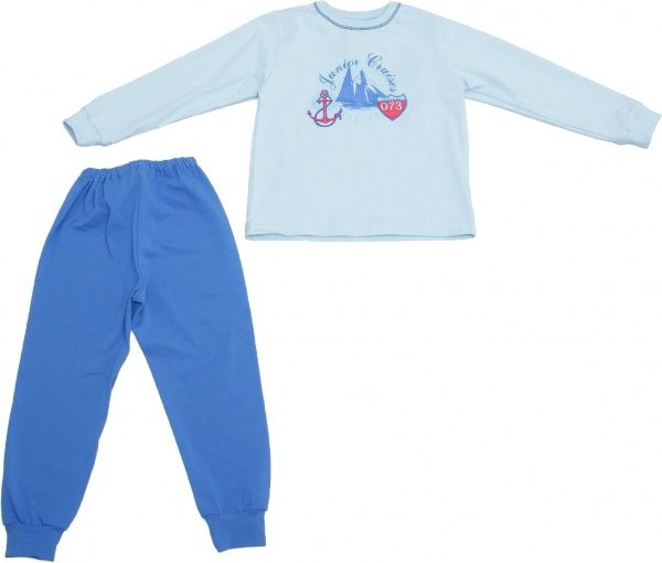 Пижама для мальчиков Татошка 0113171 голубая р.104 голубой 