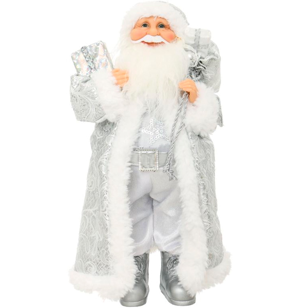 Фигура Дед Мороз ST18-71134 46 см серебряный
