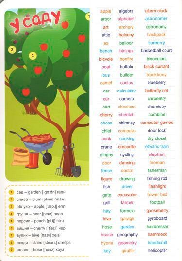 Книга «Наліпки Funny English. Сафарі(+186 наліпок)»