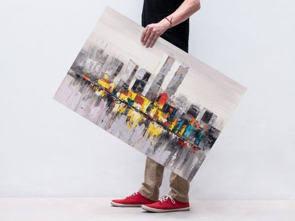 Картина Нью-Йорк серо- цветной Posterclub 