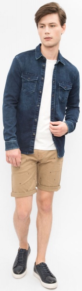 Рубашка Pepe Jeans JEPSON PM302685N67-0 р. M синий