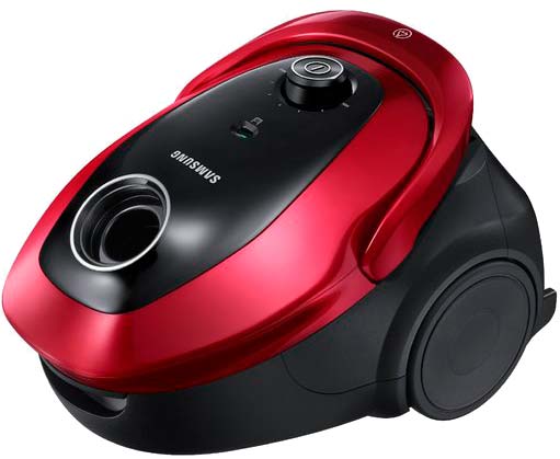 Пилосос Samsung VC07M25E0WR/UK black/red 
