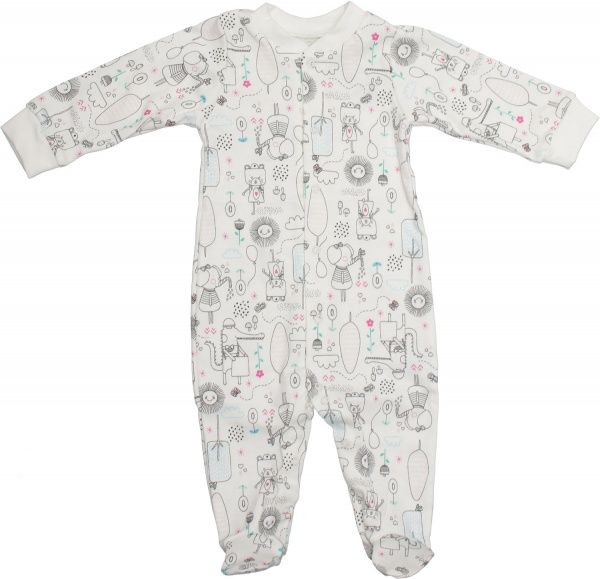 Боди Фламинго ясельный р.74 молочный 647-217 