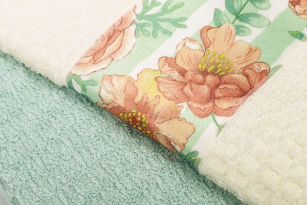 Набор полотенец Розарий 2 шт. 40x60 см разноцветный Luna 