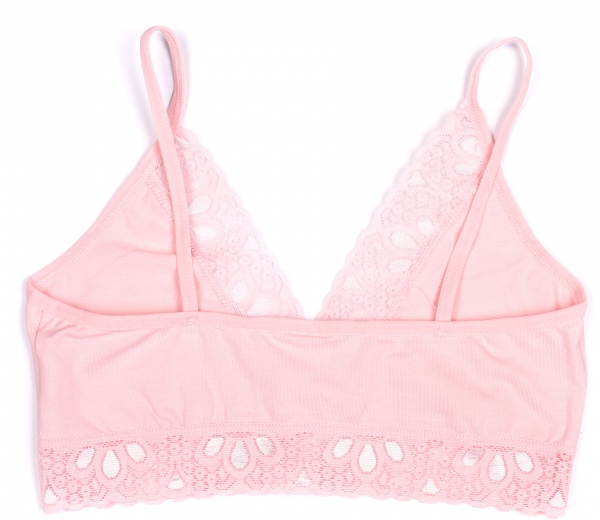 Топ Luna Kids с кружевом р.134-140 возраст от 9 лет розовый MOR-2- 2019/рожевий з мережив