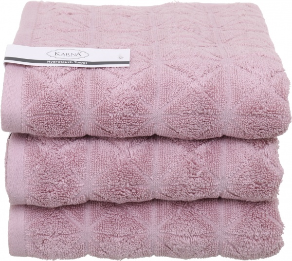 Рушник махровий Vente 50x90 см лавандовий Karna 
