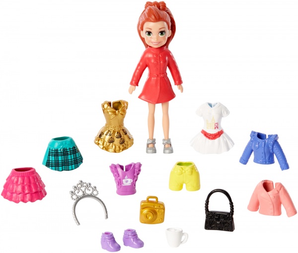 Игровой набор Polly Pocket Маленькая модница в путешествии в ассортименте GFT92