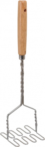 Картоплем'ялка з дерев'яною ручкою 34 см