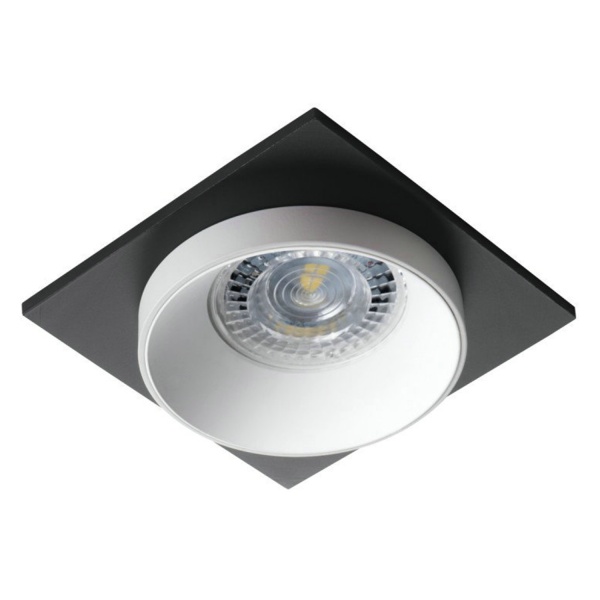 Світильник точковий Berger 40 Вт GU10 чорний із білим 3026-DL-1 White & Black 