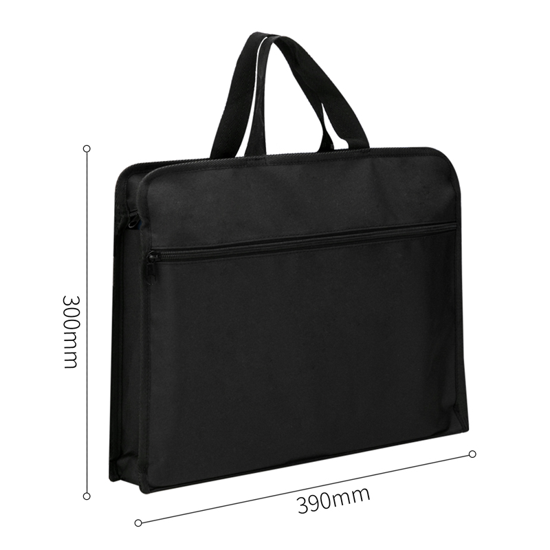 Папка-портфель 1 відділення та кишеня чорний Deli 63753