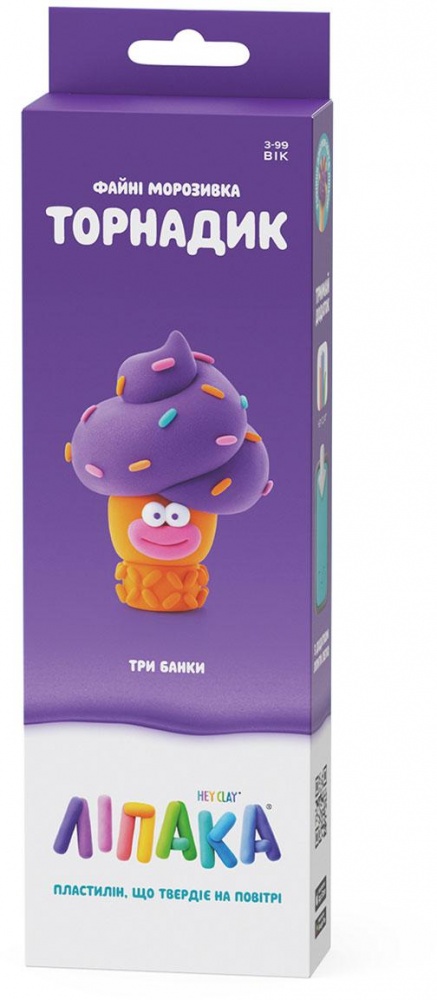 Набір пластиліну Lipaka Файні морозивка Торнадик 30144-UA01