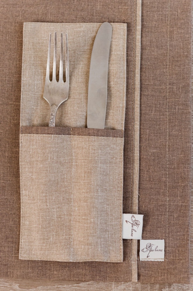 Чохол для приборів Прованс Кориця Мокко 10x24 см