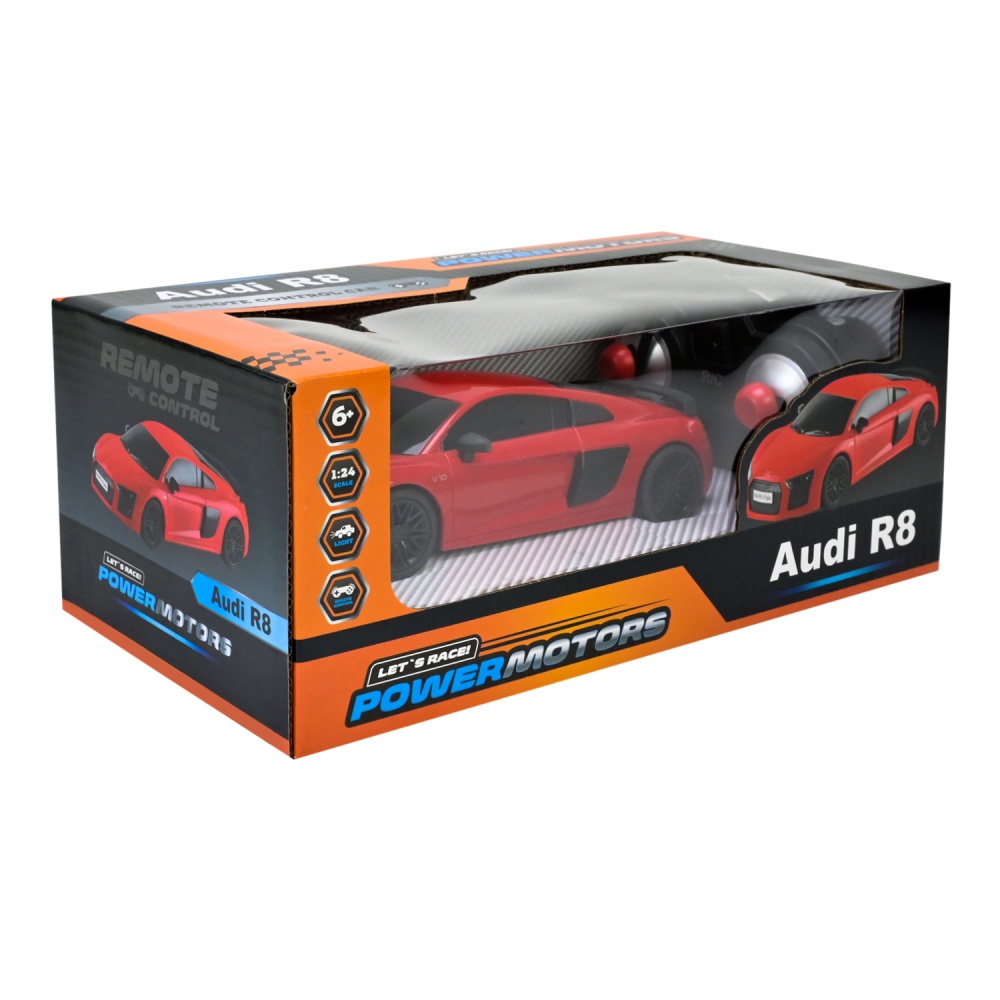 Автомобиль на радиоуправлении Shantou Powermotors Audi R8 1:24 PM2408