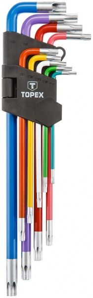 Набір ключів шестигранних Topex т10-50 35D969