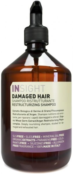 Шампунь Insight Damaged Hair Восстанавливающий для поврежденных волос 400 мл