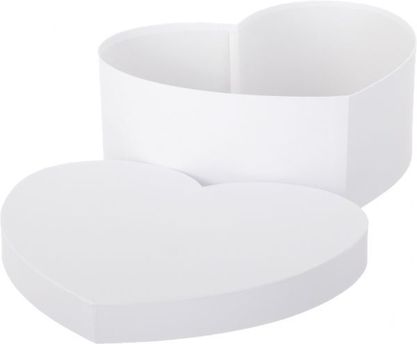 Коробка подарочная FLOCASE Сердце 15 белая