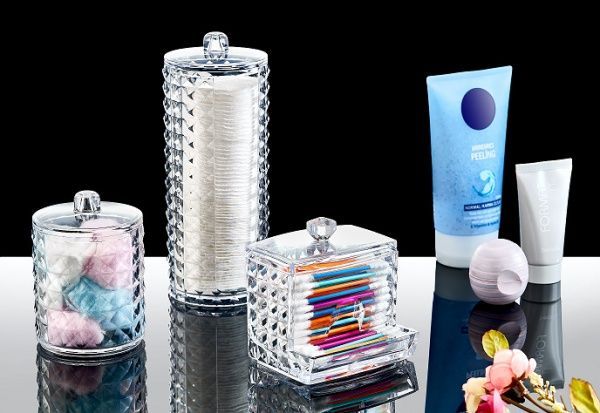 Органайзер BoxUp набор из трех частей Diamond 17x7,5x20 см пластик прозрачный FT-028 