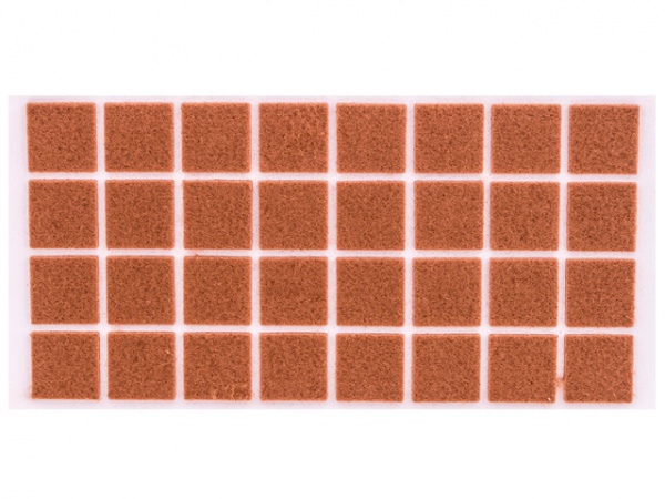 Самоклейка для ніжок 25x25 мм бежева 32 шт.