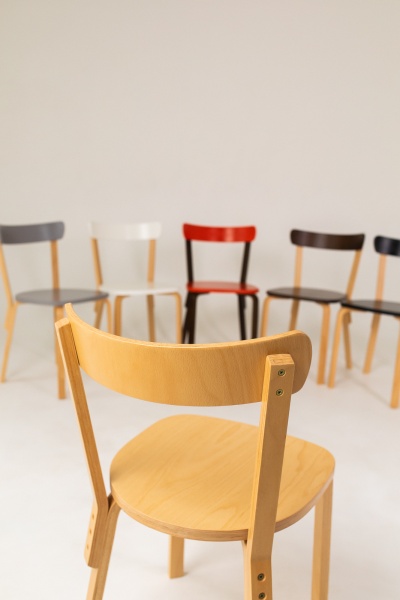 Стул Scandi прозрачный лак /бук