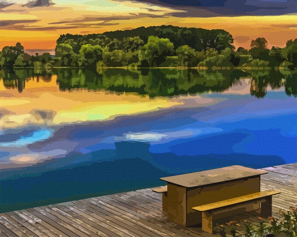 Картина по номерам Дыхание покоя 10512-AC 40х50 см ArtCraft 