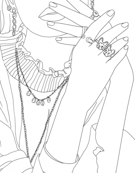 Книга-раскраска «#girls#fashion#pets» 978-617-7853-91-5